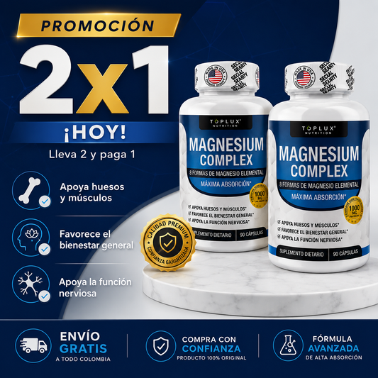 Magnesium Complex – 8 Formas de Magnesio de Alta Absorción